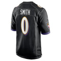 Choea B.Ravens #0 Roquan Smith Player Black Alternate Home Game Stitched Jerseys