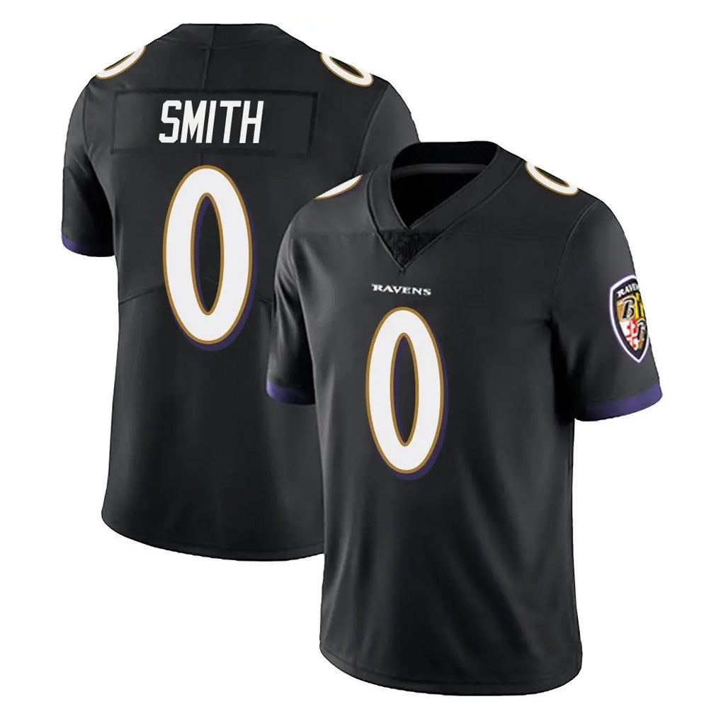 Choea B.Ravens #0 Roquan Smith Player Black Vapor Untouchable Limited Home Game Stitched Jerseys
