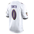 Choea B.Ravens #0 Roquan Smith Player White Alternate Home Game Stitched Jerseys