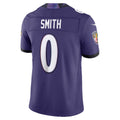 Choea B.Ravens #0 Roquan Smith Purple Vapor F.U.S.E. Sewn Down Limited Stitched Jerseys