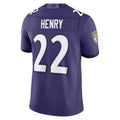 Choea B.Ravens #22 Derrick Henry Player Purple Limited Elite Home Game Stitched Jerseys