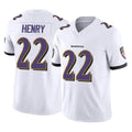 Choea B.Ravens #22 Derrick Henry Player White Limited Home Game Stitched Jerseys