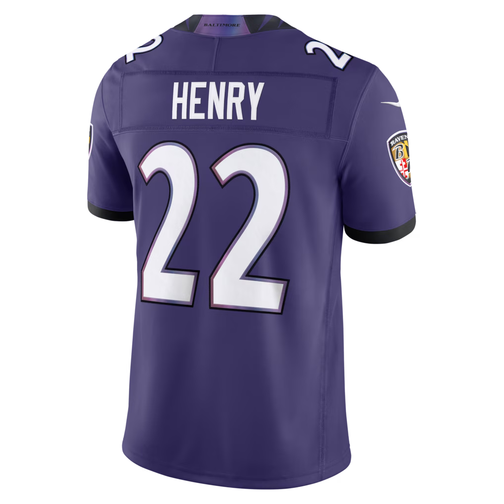 Choea B.Ravens #22 Derrick Henry Purple Team Vapor F.U.S.E. Stitched Limited Jerseys