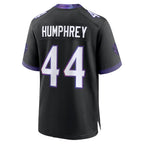 Choea B.Ravens #44 Marlon Humphrey Player Black Home Game Stitched Jerseys