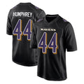 Choea B.Ravens #44 Marlon Humphrey Player Carbon Black Fashion Home Game Stitched Jerseys