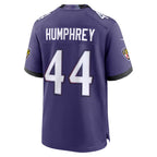 Choea B.Ravens #44 Marlon Humphrey Player Purple Home Game Stitched Jerseys