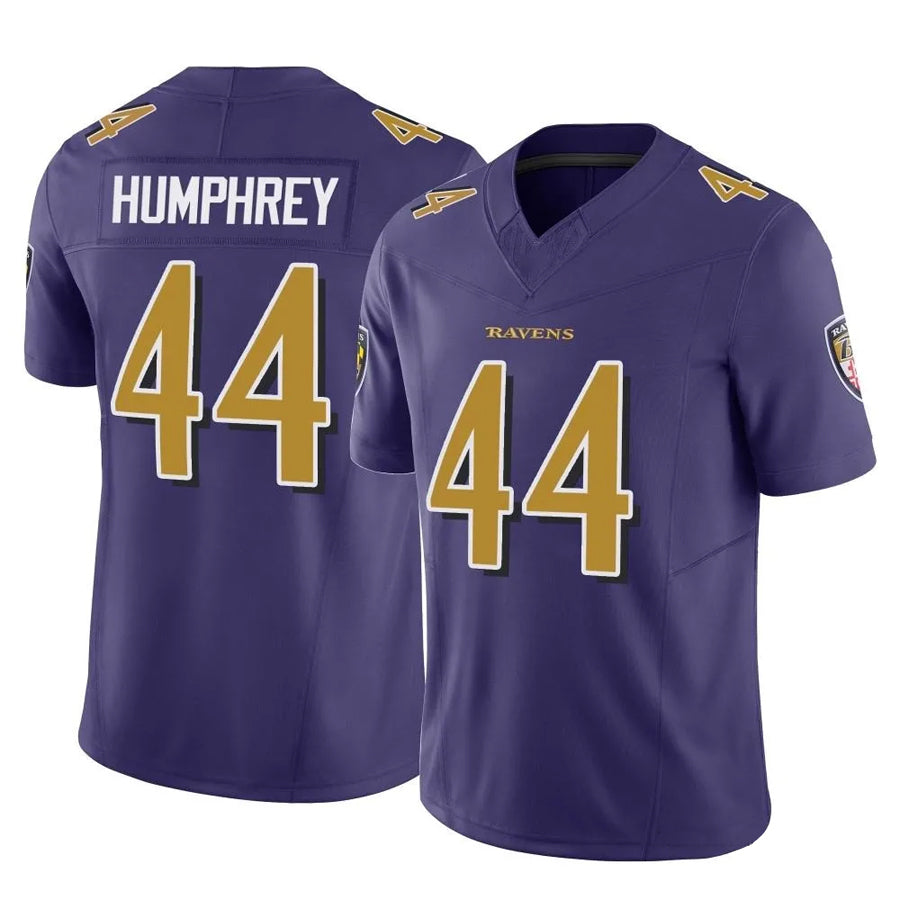 Choea B.Ravens #44 Marlon Humphrey Player Purple Legend Limited Home Game Stitched Jerseys