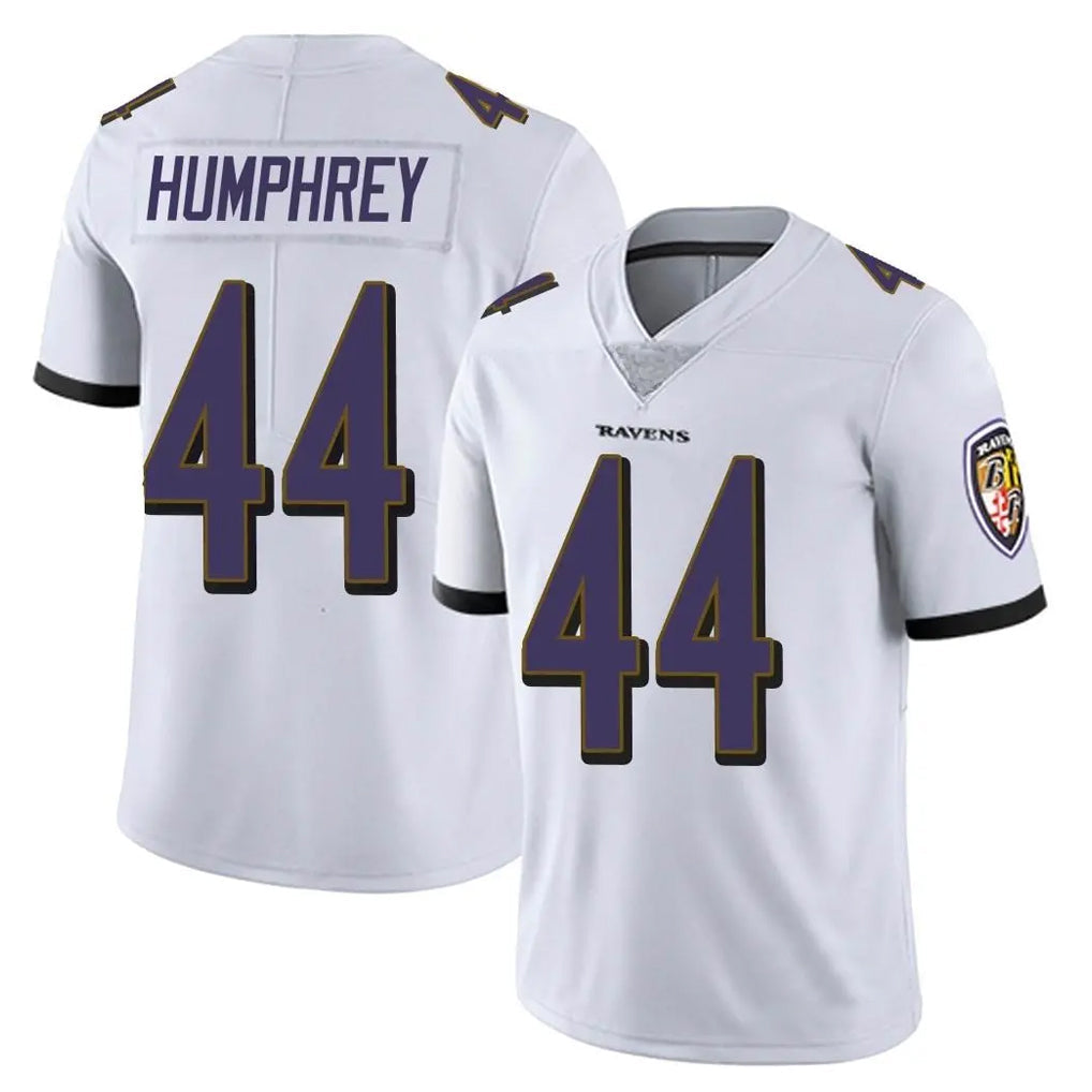 Choea B.Ravens #44 Marlon Humphrey Player White Vapor Untouchable Limited Home Game Stitched Jerseys
