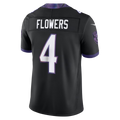 Choea B.Ravens #4 Zay Flowers Black Alternate Alternate Vapor F.U.S.E. Stitched Limited Jerseys