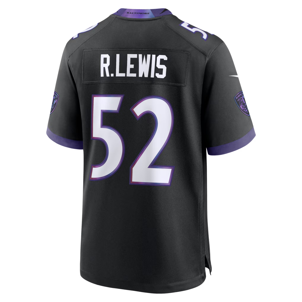 Choea B.Ravens #52 Ray Lewis Black Alternate Retired Player Stitched Jerseys