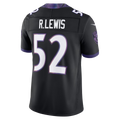 Choea B.Ravens #52 Ray Lewis Black Alternate Vapor F.U.S.E. Stitched Retired Player Limited Jerseys