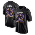 Choea B.Ravens #52 Ray Lewis Player Black Carbon Fashion Home Stitched Jerseys