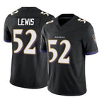 Choea B.Ravens #52 Ray Lewis Player Black Vapor F.U.S.E. Limited Game Stitched Jerseys