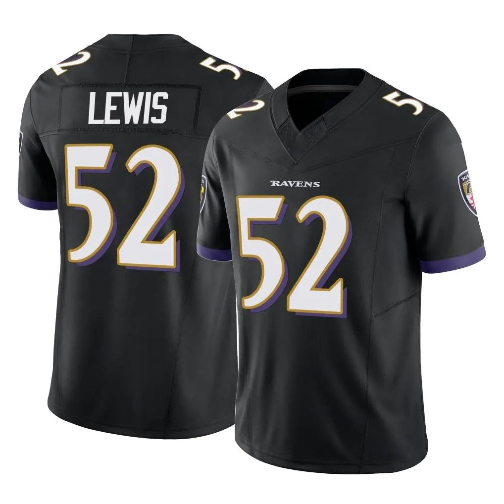 Choea B.Ravens #52 Ray Lewis Player Black Vapor F.U.S.E. Limited Game Stitched Jerseys