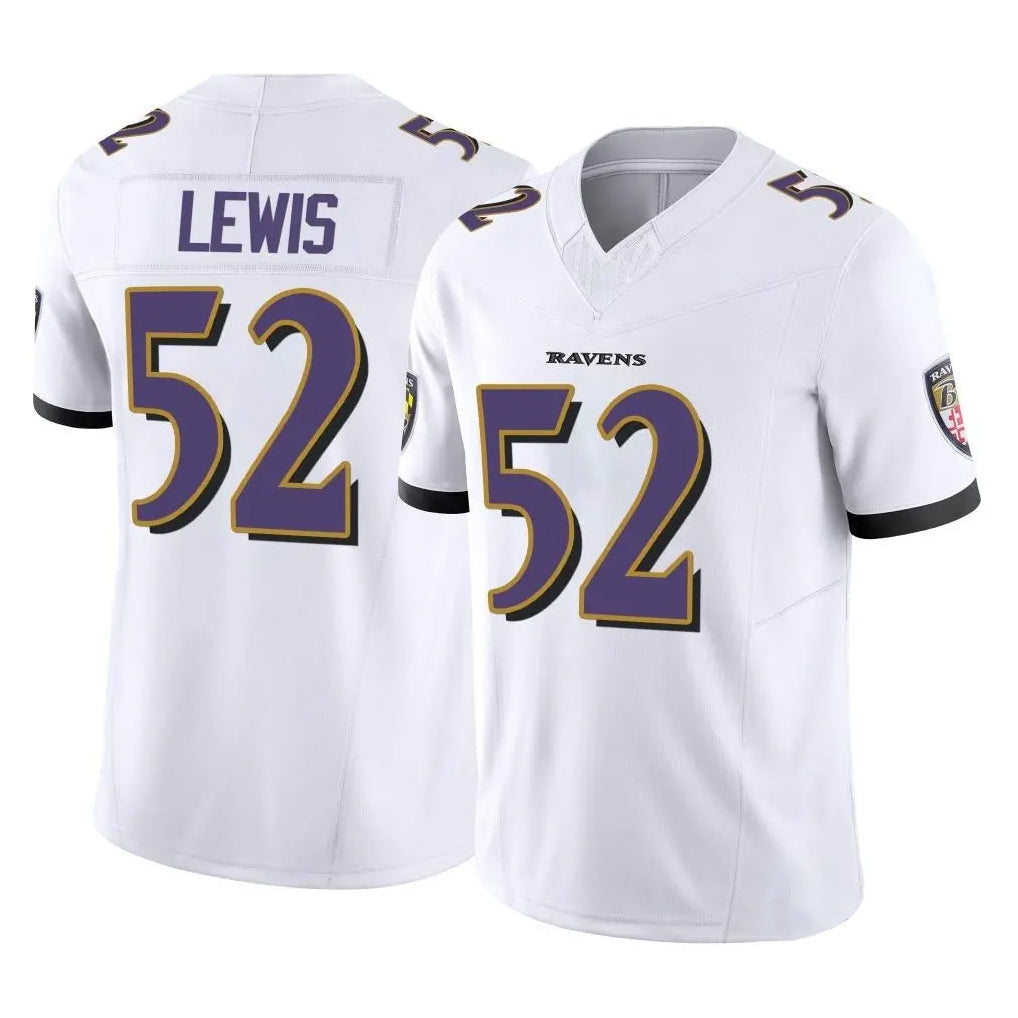 Choea B.Ravens #52 Ray Lewis Player White Vapor F.U.S.E. Limited Game Home Stitched Jerseys