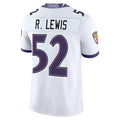 Choea B.Ravens #52 Ray Lewis Player White  Vapor F.U.S.E. Limited Home Game Stitched Jerseys