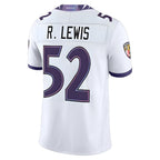 Choea B.Ravens #52 Ray Lewis Player White  Vapor F.U.S.E. Limited Home Game Stitched Jerseys