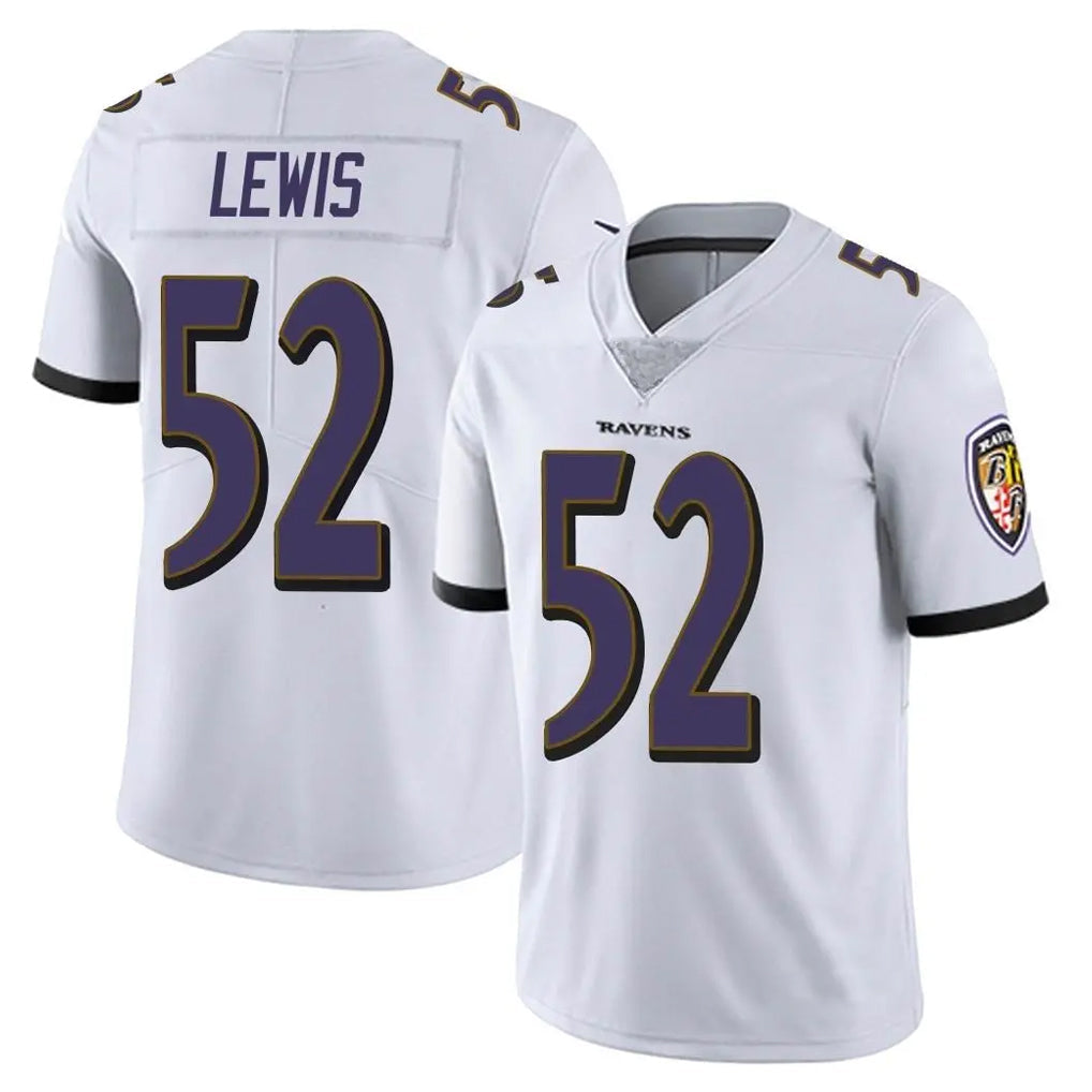 Choea B.Ravens #52 Ray Lewis Player White Vapor Untouchable Limited Game Home Stitched Jerseys