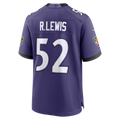 Choea B.Ravens #52 Ray Lewis Purple Team Retired Player Game Stitched Jerseys