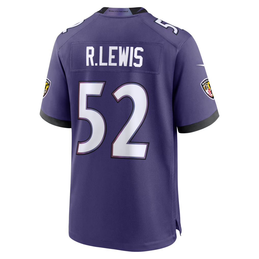Choea B.Ravens #52 Ray Lewis Purple Team Retired Player Game Stitched Jerseys