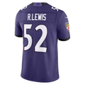 Choea B.Ravens #52 Ray Lewis Purple Vapor F.U.S.E. Stitched Retired Limited Jerseys