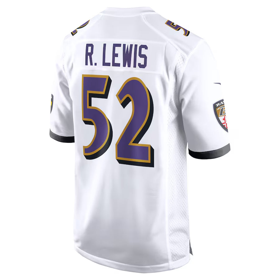 Choea B.Ravens #52 Ray Lewis Player White Home  Stitched Jerseys