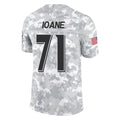 Choea B.Ravens #71 Olaivavega Ioane Player Arctic Camo Salute to Service Limited Stitched Jerseys