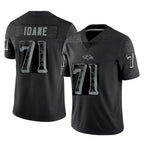 Choea B.Ravens #71 Olaivavega Ioane Player Black RFLCTV Limited Stitched Jerseys
