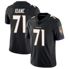 Choea B.Ravens #71 Olaivavega Ioane Player Black Vapor Untouchable Limited Home Stitched Jerseys