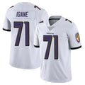 Choea B.Ravens #71 Olaivavega Ioane Player White Vapor Untouchable Limited Game Home Stitched Jerseys