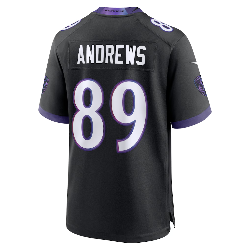 Choea B.Ravens #89 Mark Andrews Black Alternate Stitched Jerseys