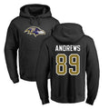 Choea B.Ravens #89 Mark Andrews Player Black Pullover Hoodie Stitched Jerseys