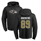 Choea B.Ravens #89 Mark Andrews Player Black Pullover Hoodie Stitched Jerseys