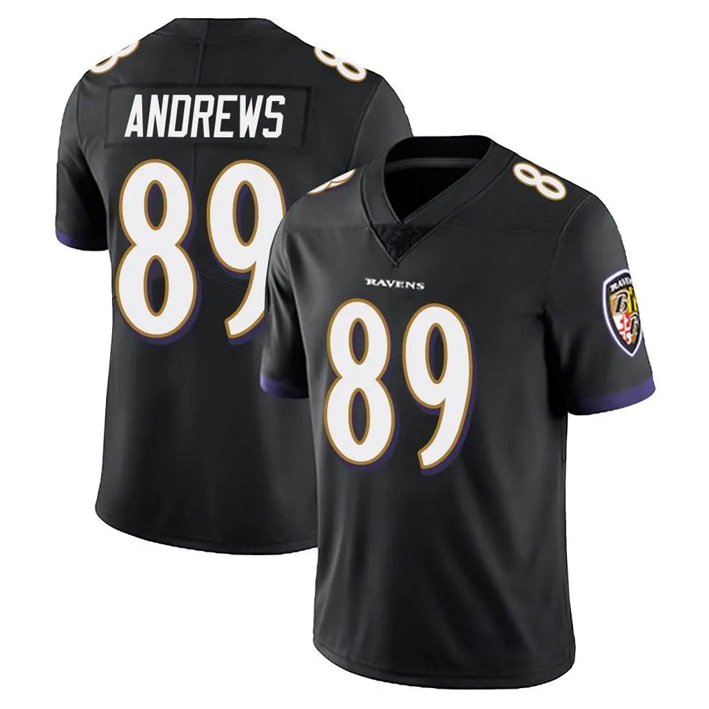 Choea B.Ravens #89 Mark Andrews Player Black Vapor Untouchable Limited Home Stitched Jerseys
