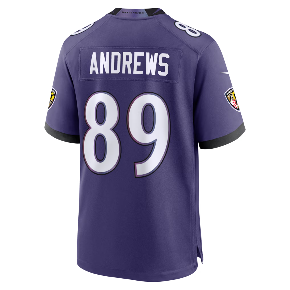 Choea B.Ravens #89 Mark Andrews Purple Team Game Stitched Jerseys