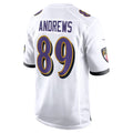 Choea B.Ravens #89 Mark Andrews Player White Home Game  Stitched Jerseys