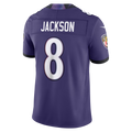 Choea B.Ravens #8 Lamar Jackson Purple Team Vapor F.U.S.E. Stitched Limited Jerseys