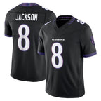 Choea B.Ravens #8 Lamar Jackson Player Black Limited Elite Home Game Stitched Jerseys