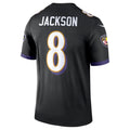 Choea B.Ravens #8 Lamar Jackson Player Black Legend Performance Stitched Jerseys
