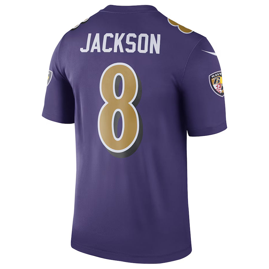 Choea B.Ravens #8 Lamar Jackson Player Purple Legend Performance Stitched Jerseys