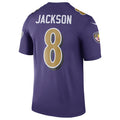 Choea B.Ravens #8 Lamar Jackson Player Purple Legend Performance Stitched Jerseys