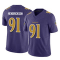 Choea B.Ravens #91 Trey Hendrickson Player Purple Vapor F.U.S.E. Limited Game Stitched Jerseys