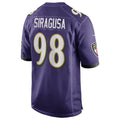 Choea B.Ravens #98 Tony Siragusa Player Purple Alternate Home Game Stitched Jerseys