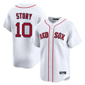 Choea B.Red Sox #10 Trevor Story Player White Limited Home Game Stitched Jerseys