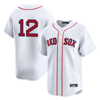 Choea B.Red Sox #12 Connor Wong Player White Limited Home Game Stitched Jerseys