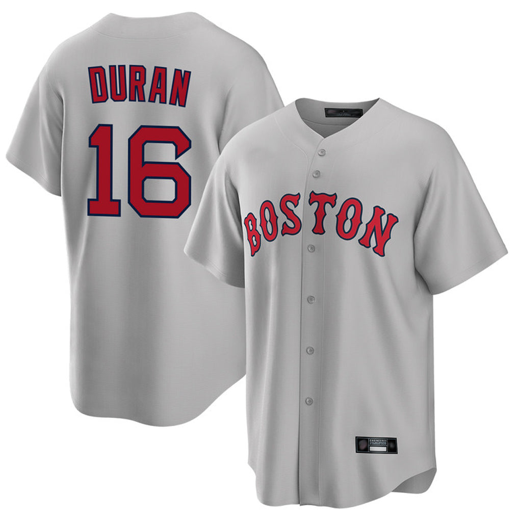Choea B.Red Sox #16 Jarren Duran Player Gray Road Home Game Stitched Jersey