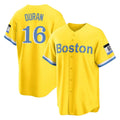 Choea B.Red Sox #16 Jarren Duran Player Yellow Home Game Stitched Jersey