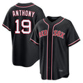 Choea B.Red Sox #19 Roman Anthony Player Black Out Home Game Stitched Jerseys