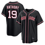 Choea B.Red Sox #19 Roman Anthony Player Black Out Home Game Stitched Jerseys