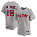 Choea B.Red Sox #19 Roman Anthony Player Gray Road Limited Home Game Stitched Jerseys